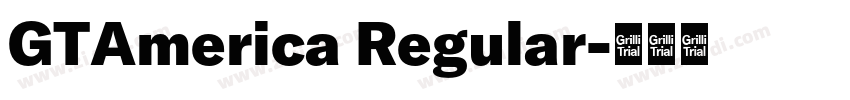 GTAmerica Regular字体转换